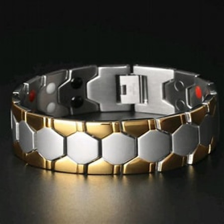 Titanium Double magnetic bracelet (DS-02)
