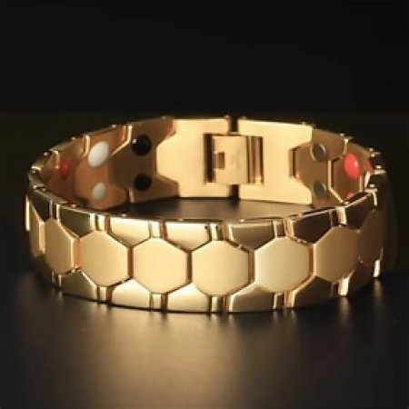 Titanium Double magnetic bracelet (DS-03)