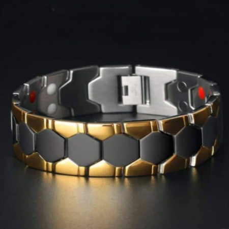 Titanium Double magnetic bracelet (DS-10)
