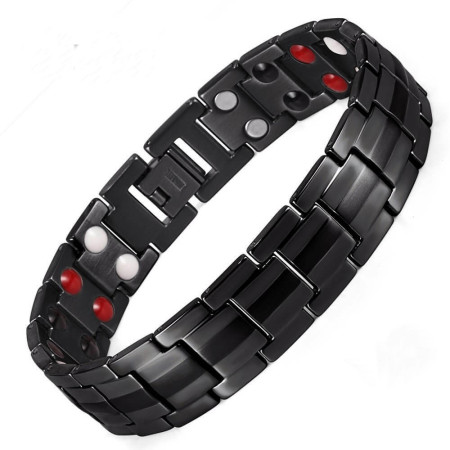 Titanium Double magnetic bracelet (DS-05)