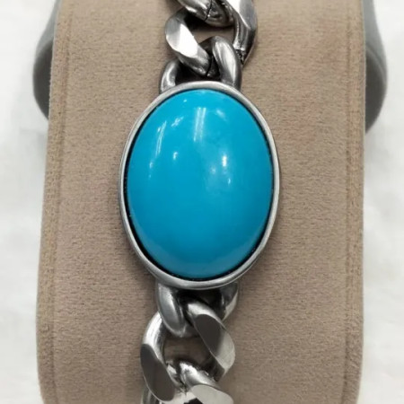 316L Stainless Steel Salman Khan Blue Stone Bracelet