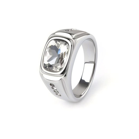 Unique Design White Stone Finger Ring (DS-201)