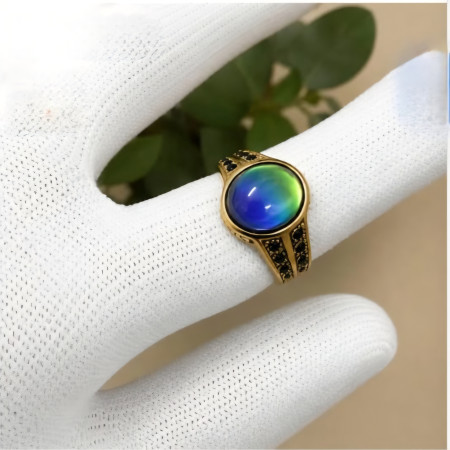 Turkish Design Blue Stone  Ring C-06